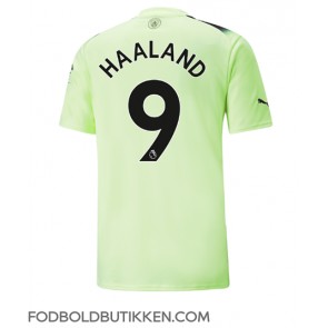 Manchester City Erling Haaland #9 Tredjetrøje 2022-23 Kortærmet